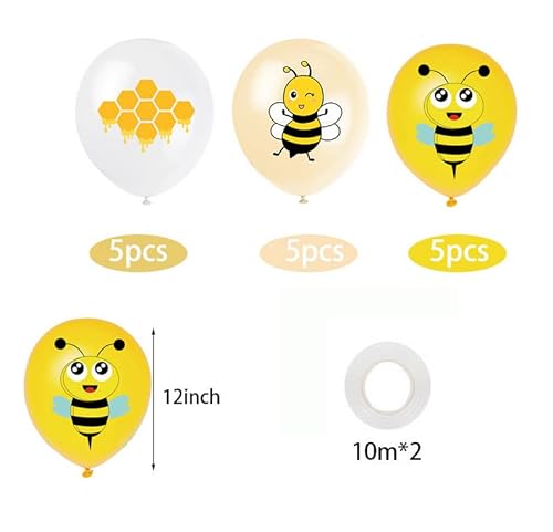 Losuya 15 palloncini in lattice per feste di ape