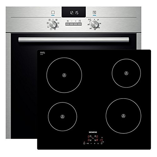 Siemens Einbau Backofen HB63AB521 + Kochfeld Induktion EH611BA18E, EEK: A