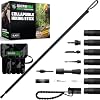 Rhino USA Survival Hiking Stick Multi-Tool – Walking Staff for Camping | Compass & fire starter built in. Survival multi-tool staff for hiking, camping & backpacking