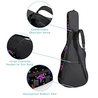 Housse Pour Guitare Acoustique Couleur De L’étoile Sac Pour Guitare Électrique 10Mm Rembourré Housse Pour Guitare… - Les Beatles, Paul McCartney, John Lennon, RIngo Starr, George Harrison Housse Pour Guitare Acoustique Couleur De L'étoile Sac Pour Guitare Électrique 10Mm Rembourré Housse Pour Guitare… – Image 3