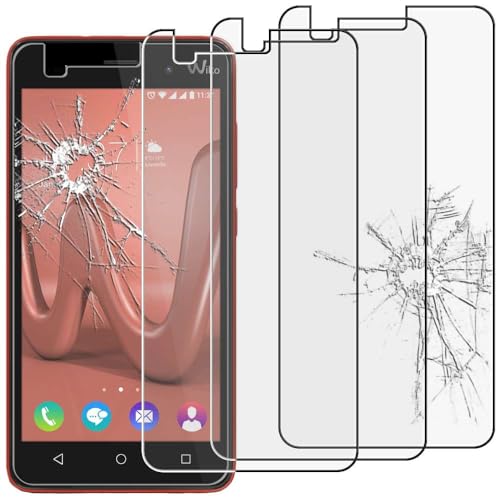 ebestStar - Pack x3 Verre trempé compatible avec Wiko Lenny 3 Jerry Film Protection Ecran Vitre protecteur anti casse, anti-rayure, pose sans bulles...