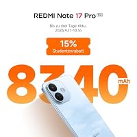Xiaomi REDMI Note 17 Pro 5G, Smartphone 8+512 GB, Black, 8340 mAh Akku – Ansicht 2
