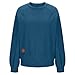 Womens Corduroy Tops Long Sleeve Lightweight Shirts 2026 Spring Fashion Loose Casual Crew Neck Pullover Sweatshirts Blue