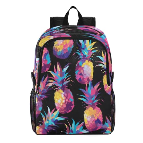 Sac à dos de randonnée motif ananas pour excursions et escapades du week-end