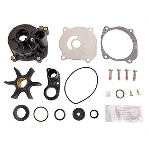 YOHA PumuHo Johnson Evinrude Water Pump Kit with Housing 1979-1997 V4/V6/V8 Outboard Motor Parts 5001594 Sierra 18-3392 OEM#434421