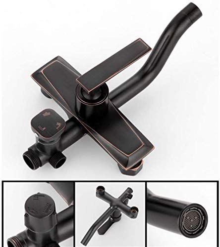 Maison rétro ensemble de douche 3 modes avec pommeau de douche 20 cm
