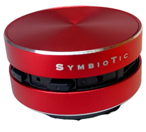 Symbiotic Portable Speaker, Hollow Object or Bone Conduction, Shower Speaker, Crimson, Pocket Sized - Image 2