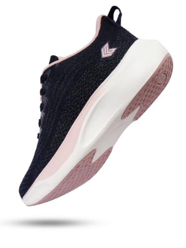 Image of BEFIT Women's Sport Shoes Breathable Lycra Lining Rubberised EVA Outsole Lightweight Slip On Footwear for Walking Gym Training Casual Travel and Outdoor Activities - Black