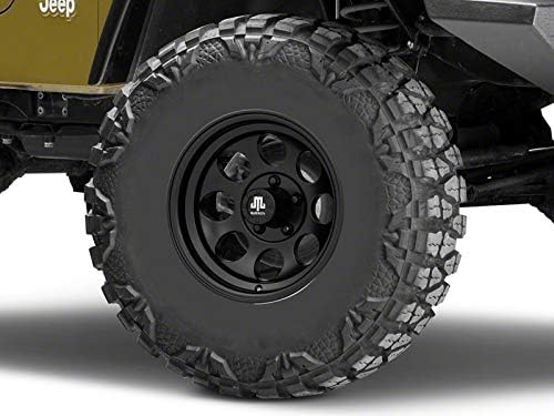 8 Matte Black Wheel; 15x8; -20mm Offset Compatible for 97-06 Jeep Wrangler TJ