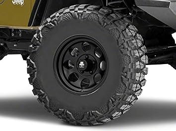 Mammoth 8 Matte Black Wheel; 15x8; -20mm Offset Compatible for 97-06 Jeep Wrangler TJ