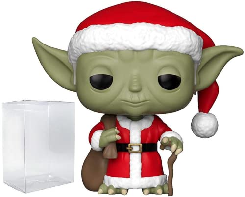 Star Wars: Holiday - Santa Yoda Funko Pop! Vinyl Figure (Bundled ...