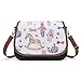 HDFGD Sacs À Bandoulière Femme Poupée De Dessin Animé1 Sac D'épaule Cuir Crossbody Bag Grand Capacité Portefeuille Pour Les Filles 31x22x11cm