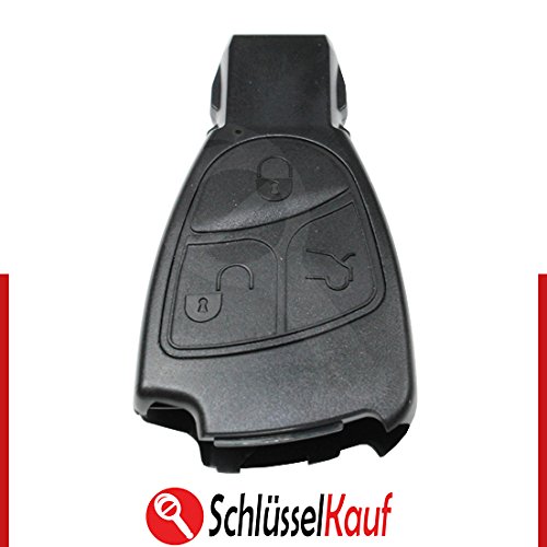 Télécommande sans fil pour clé de voiture boîtier 3 boutons compatible Benz