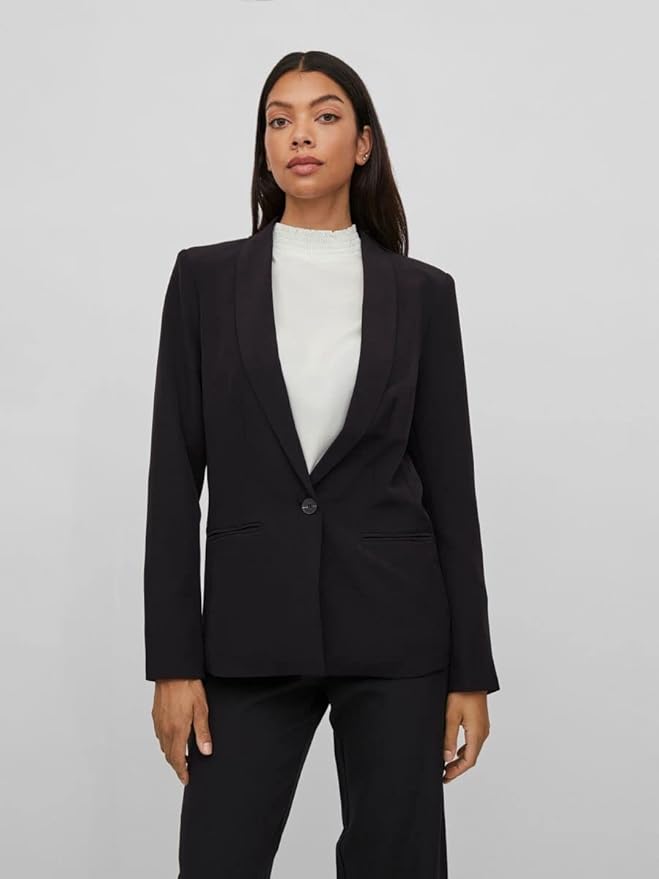 Vila Blazer Vikammas, Noir, 36 Femme : Amazon.fr: Mode