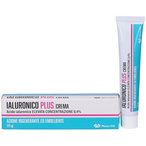 Marco Viti Ialuronico Plus Crema A Base Di Acido Ialuronico Al 0,4% - 25 Grammi - DERMATOLOGICAMENTE TESTATO SU PELLE SENSIBILE - FarmaSime