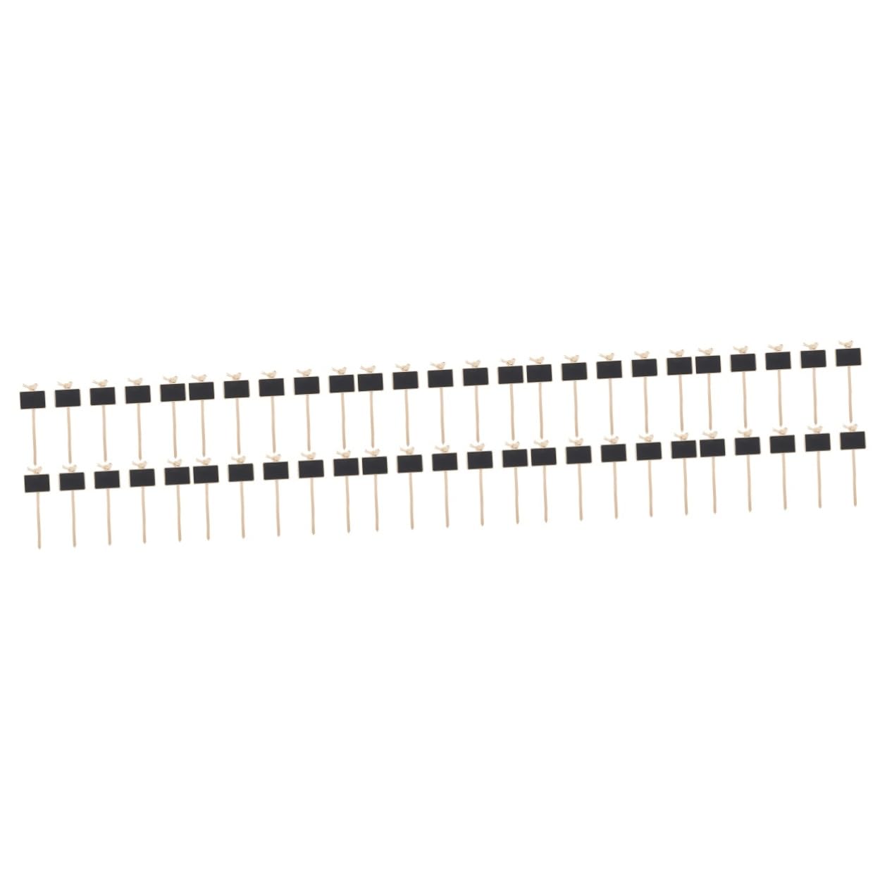TOYANDONA 50pièces Étiquettes De Jardin Ardoise Lot De Marqueurs Pour Plantes Identifiez Facilement Vos Fleurs Et Légumes Accessoires De Jardinage Pratiques Et Panneaux Décoratifs Pour
