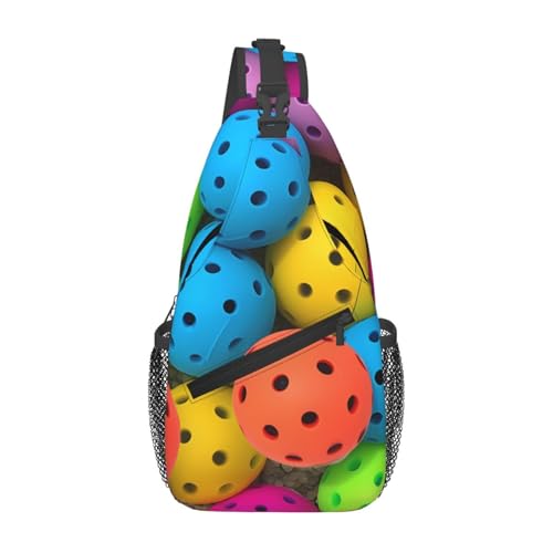 Bolso Cruzado Pickleball de Hombre y Mujer Bolsa Mochila Casual miniatura 1