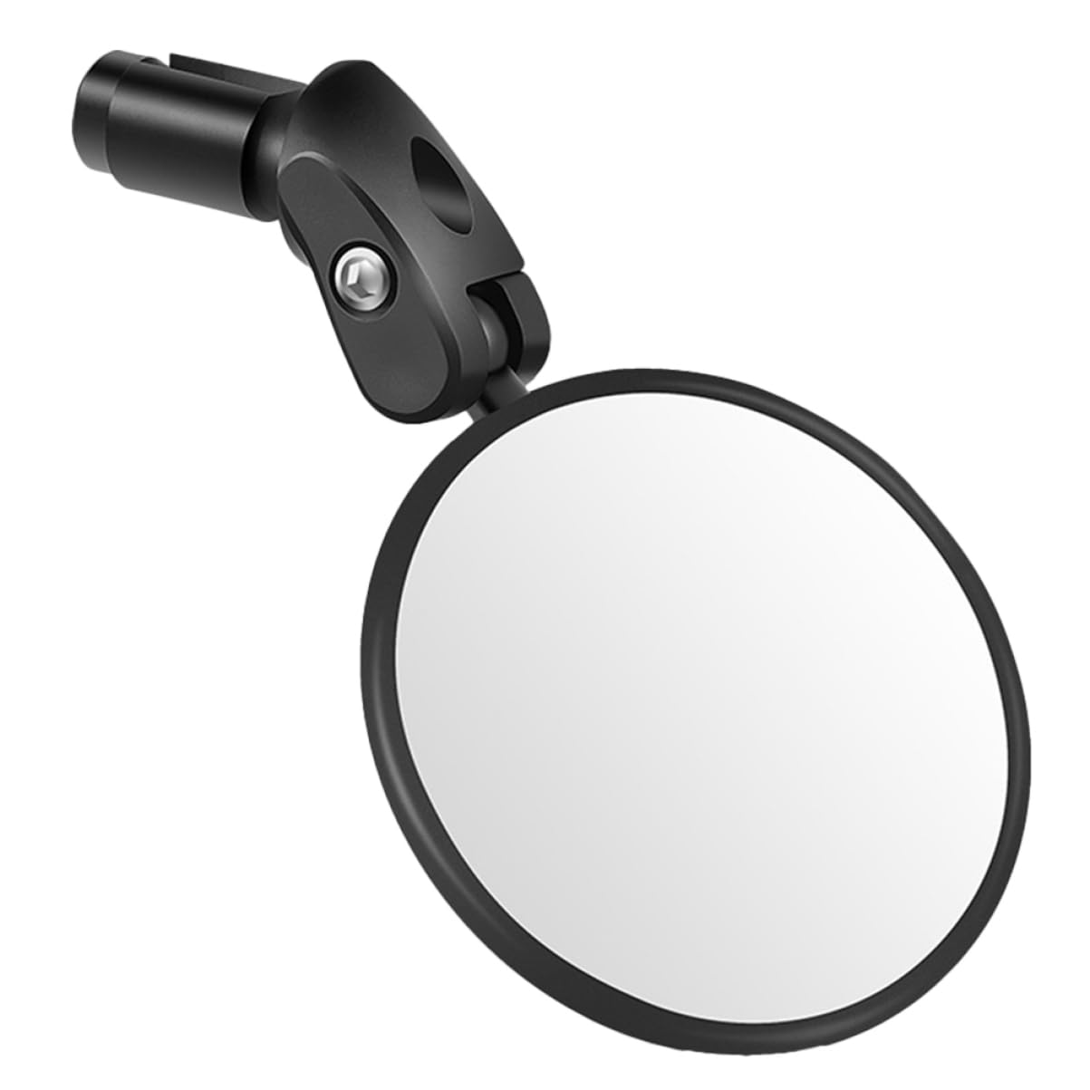 GRIRIW 1Pc Bike Rearview Mirror Folding Convex Handlebar Reflector for Enhanced Safety and Easy Installation Various Bike Models