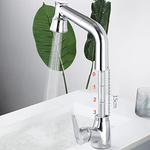 Mitigeur de lavabo à douchette pour en finir avec les éclaboussures - 5