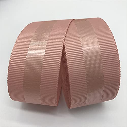 AHUI Cinta de raso con borde de grosgrain de 45 yardas/lote (25 mm) para decoración de bodas de Navidad