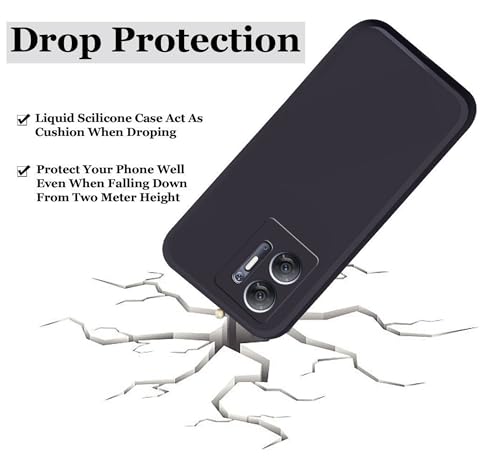 Image of A rtistque Liquid Silicone Back Cover Case for Infinix Hot 30 5G | Soft Silicone Finish | Shockproof TPU Protection | Camera Protection | Slim Protective Design | Infinix Hot 30 Back Cover - Black