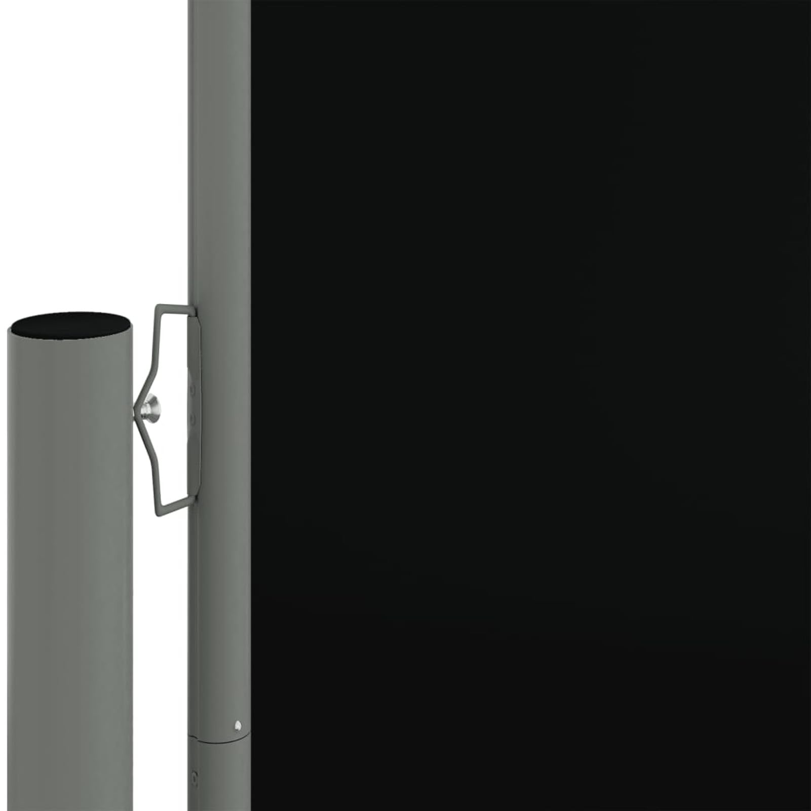 ShGaxin Einziehbare Seitenmarkise, Markisen für den Außenbereich, Terrassen-Markisen, Markisen für Wohnwagen, Sommer, Schwarz, 117 x 1200 cm