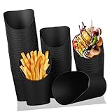 Jetable et pratique : les gobelets à frites en papier offrent une solution parfaite pour votre fête ou événement. ils sont jetables mais robustes, faciles à utiliser, gobelets à dessert, gobelets en papier pour collations.