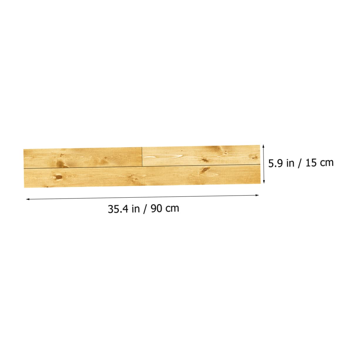 Piastrelle Adesive Effetto Legno 5 Pezzi in Pvc per Pavimento