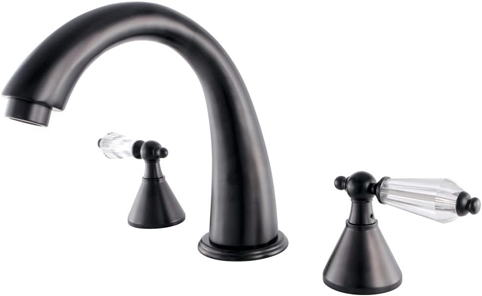 Kingston Brass KS2365WLL Wilshire Roman Tub Faucet, Oil Rubbed Bronze