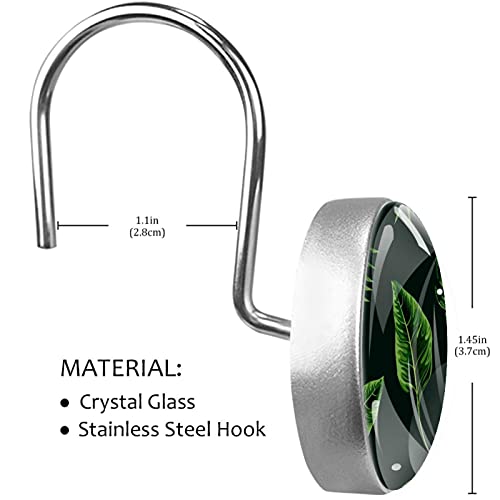 Crochets pour rideau de douche acier inoxydable de luxe - 4