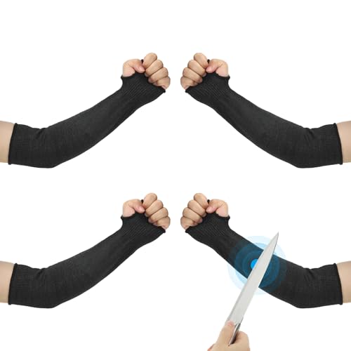 Manchons de protection de bras anti-coupure niveau 5 pour peau fine, ecchymoses et jardinage XL