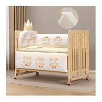 Amazon.co.jp: 【TVT】ベビーベッド幼児用ベビーベッド 木製