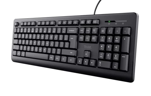 Trust Primo Clavier USB QWERTY Anglais américain Noir