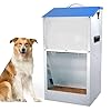 Automatic Dog Feeder Outdoor Dog Feeder for Large Dogs Large Breed Dog Food Dispenser, 25LBS Capacity Pets Feeder Gravity Food Feeder