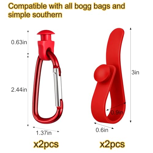 Image of Mity rain Key Holder for Bogg Bag, Accessories for Bogg Bags Original X Large, Insert Charm Carabiner Keychain for Beach Bag