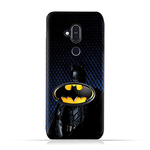 Nokia 8.1 / Nokia X7 TPU Protective Silicone Soft Case with Batman Logo Design