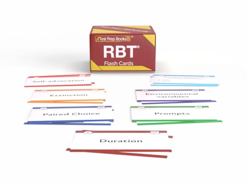 Image of RBT Study Cards 2026-2027: Exam Prep and Practice Test Questions for the Registered Behavior Technician Exam [Full Color Cards]