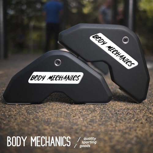 Image of CALISTHENICS PARALLETTES - BODYMECHANICS (BLACK - 8 INC)
