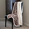 Sherpa Fleece Throw Blanket - 50x60-Inch Machine-Washable Reversible Throw - Fluffy Blankets for Couch, Chair, or Bed by Lavish Home (Giraffe) #1