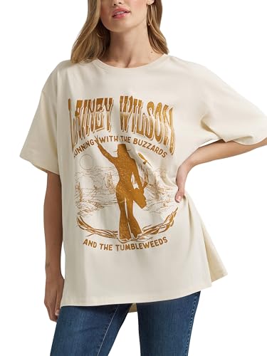 Wrangler Lainey Wilson Keep On Keep On Tee Shirt, Buzzards & Tumbleweeds, Xl