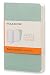 Moleskine Volant Journal, Soft Cover, XS (2.5" x 4") Ruled/Lined, Sage Green (Set of 2)
