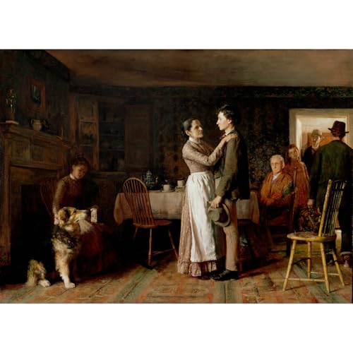 Impression giclée Breaking Home Ties 101x127cm pour habiller un grand mur blanc vide