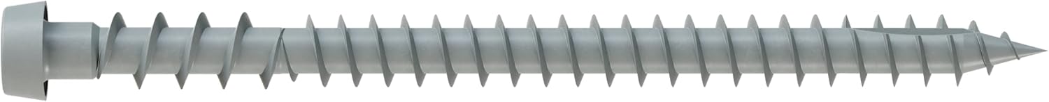 Simpson Strong-Tie DCU234SGR Deck-Drive DCU Composite Screw (Collated) — 10 x 2-3/4 in. Quik Guard Gray (1000-Qty)