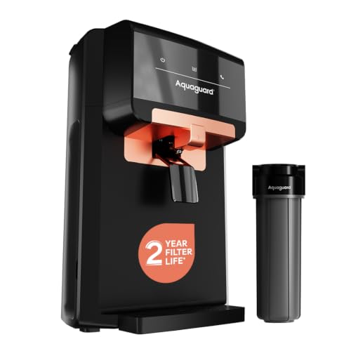 Image of Aquaguard Enrich Nexen RO+UV Water Purifier | 2-Year Warranty | Active Copper & Alkaline Boost | 2-Year Filter Life Powered by Anti-Scale FIlter | Removable Drip Tray