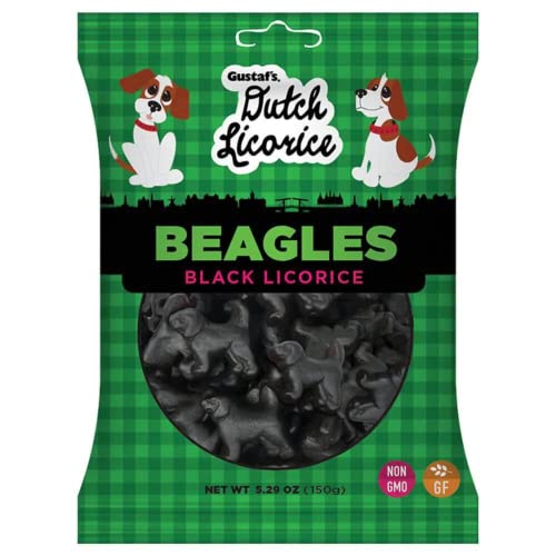 Gustaf's Dutch Licorice Variety Pack With Imperial Falcon Carrying Bag (5 Pack: Cats, Beagles, Bears, Coins, And Drops) #TOP4