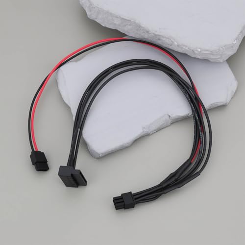 Cable de alimentación SATA 6 pines para escritorio 2pcs miniatura 7