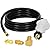 12 FT F273684 Propane Hose with Regulator Compatible with mr Heater F273684 Big Buddy Heaters, Two Stage Propane Regulator with Hose for RV, Gill, Gas Stove,3/8in Female x 3/8in Male Street Elbow