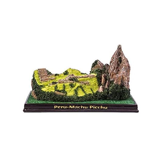 DYB Världsberömd arkitektonisk modell, Machu Pichu arkitektur skulptur staty harts hantverk