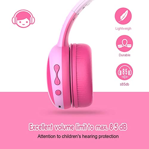 Gorsun Cuffie Bluetooth per Bambini, Limitatore