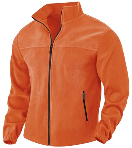 PADOLA Giacca Uomo Pelliccia Polare Felpa con Zip Completa Giubbotto